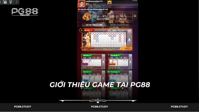 Rồng hổ PG88 cung cấp mọi bàn cược phong phú