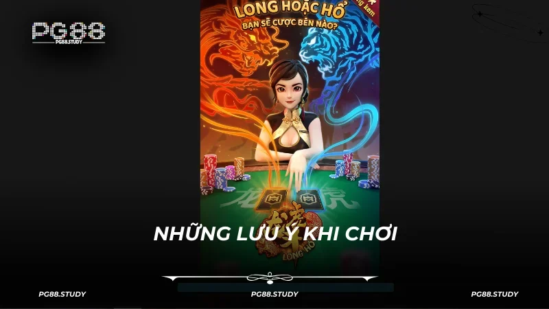 Lưu ý tránh cửa hòa khi chơi Dragon Tiger PG88
