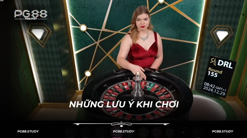 Những điều cần nhớ khi quay số Roulette PG88