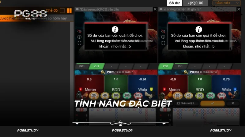 Hot game PG88 sở hữu nhiều tính năng hiện đại